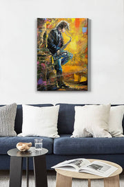 Impressionante pintura decorativa em tela, 50 x 70 cm | 100% tela, 100% moldura de madeira (3 cm de espessura) | Perfeita para amantes de decoração e arte