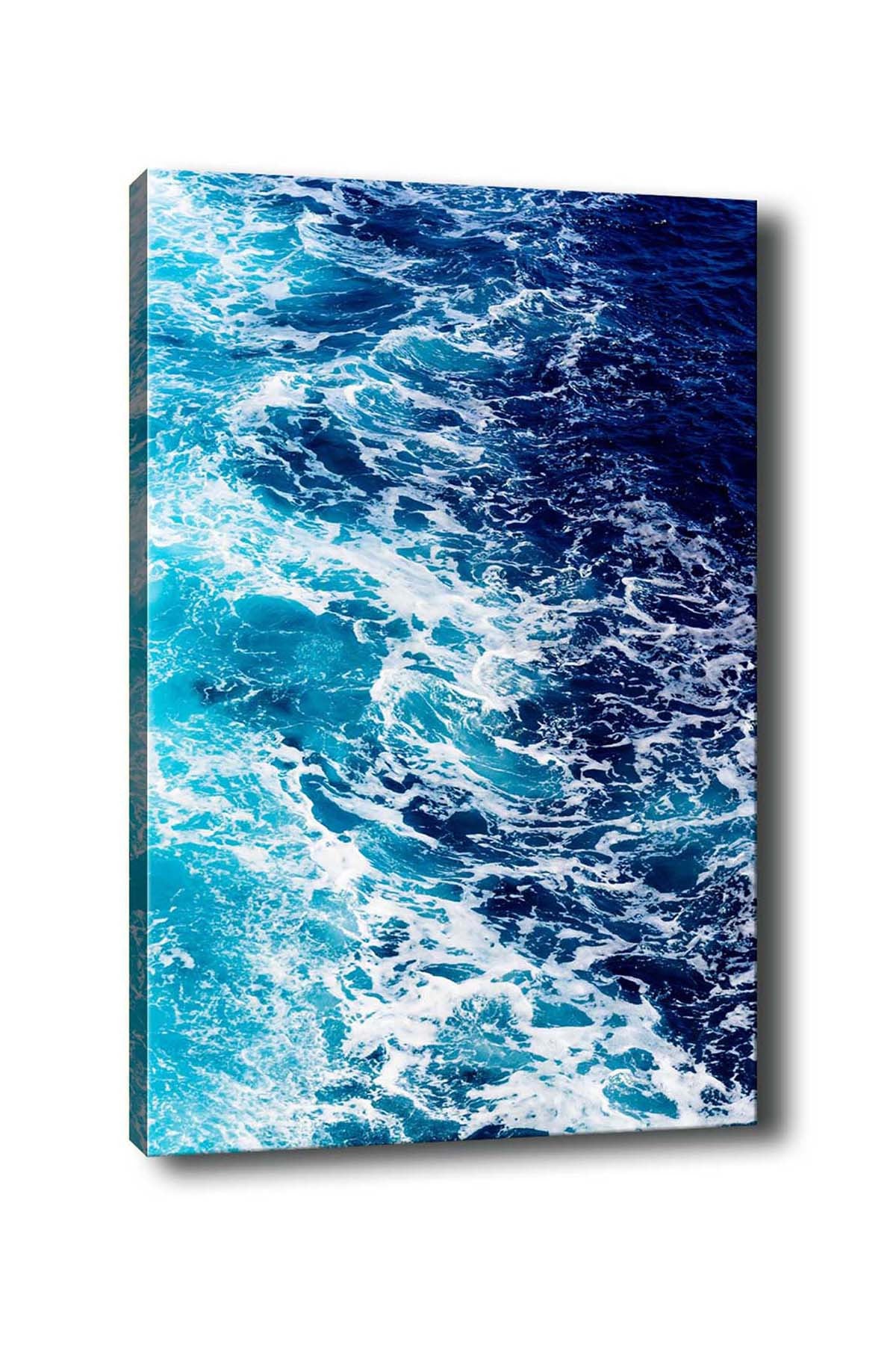 Impressionante pintura decorativa em tela, 50 x 70 cm | 100% tela, 100% moldura de madeira (3 cm de espessura) | Perfeita para amantes de decoração e arte