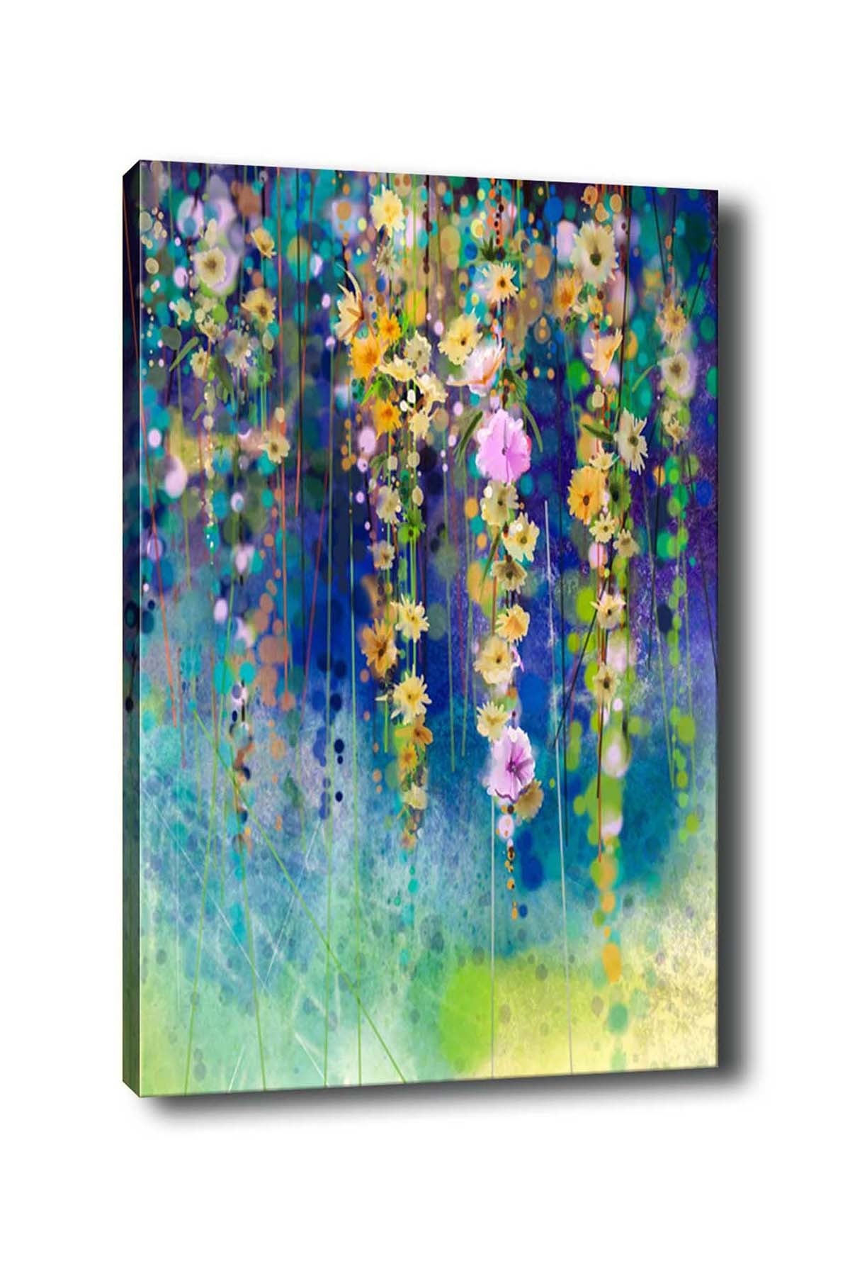 Impressionante pintura decorativa em tela, 50 x 70 cm | 100% tela, 100% moldura de madeira (3 cm de espessura) | Perfeita para amantes de decoração e arte