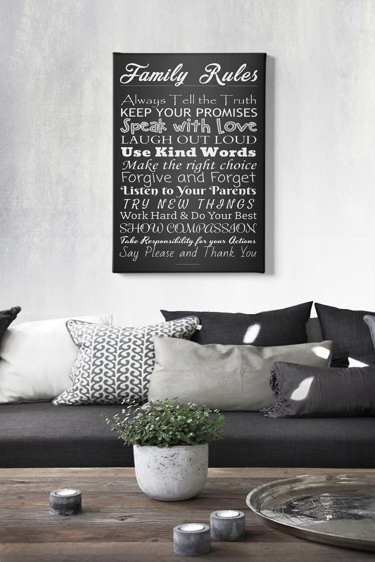 Impressionante pintura decorativa em tela, 50 x 70 cm | 100% tela, 100% moldura de madeira (3 cm de espessura) | Perfeita para amantes de decoração e arte