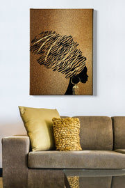 Impressionante pintura decorativa em tela, 70 x 100 cm | 100% tela, 100% moldura de madeira (3 cm de espessura) | Perfeito para amantes de decoração e arte
