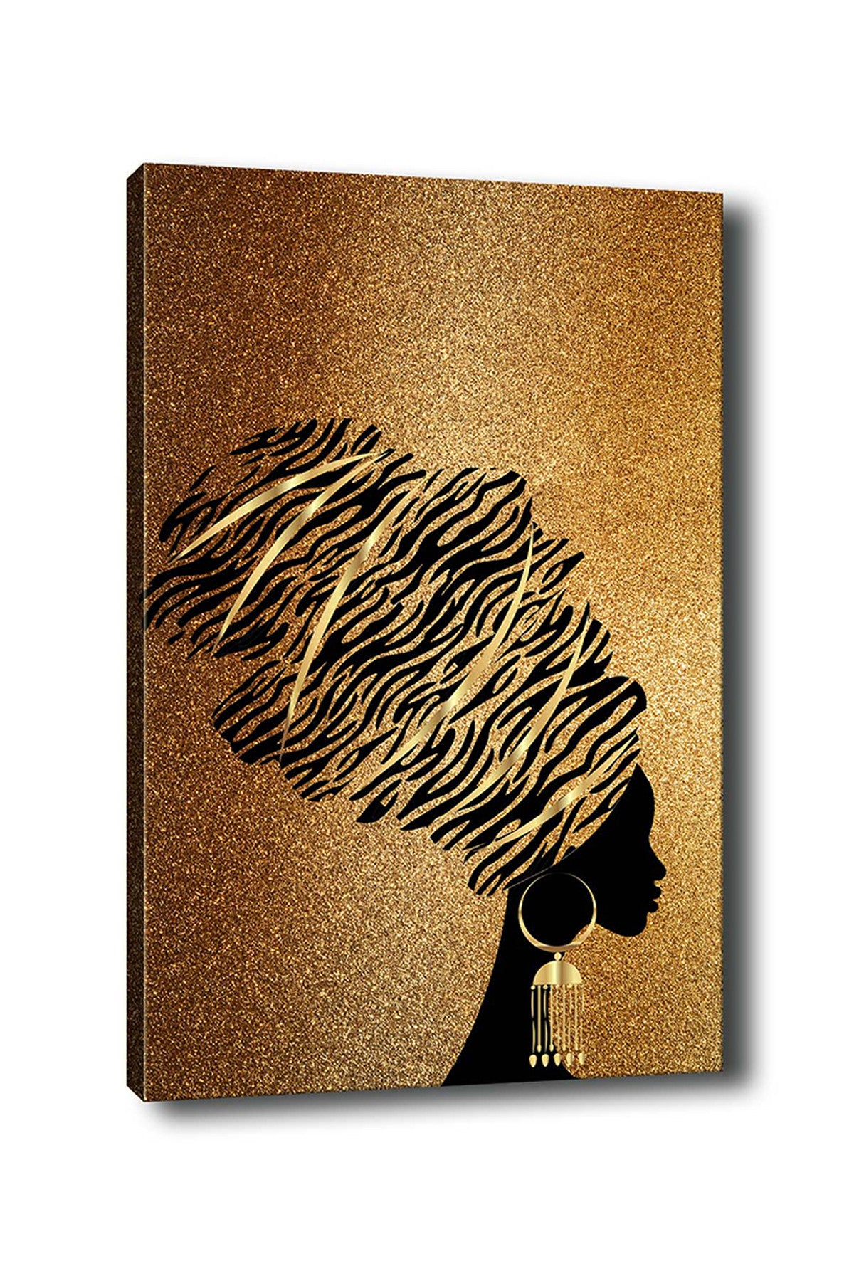 Impressionante pintura decorativa em tela, 70 x 100 cm | 100% tela, 100% moldura de madeira (3 cm de espessura) | Perfeito para amantes de decoração e arte