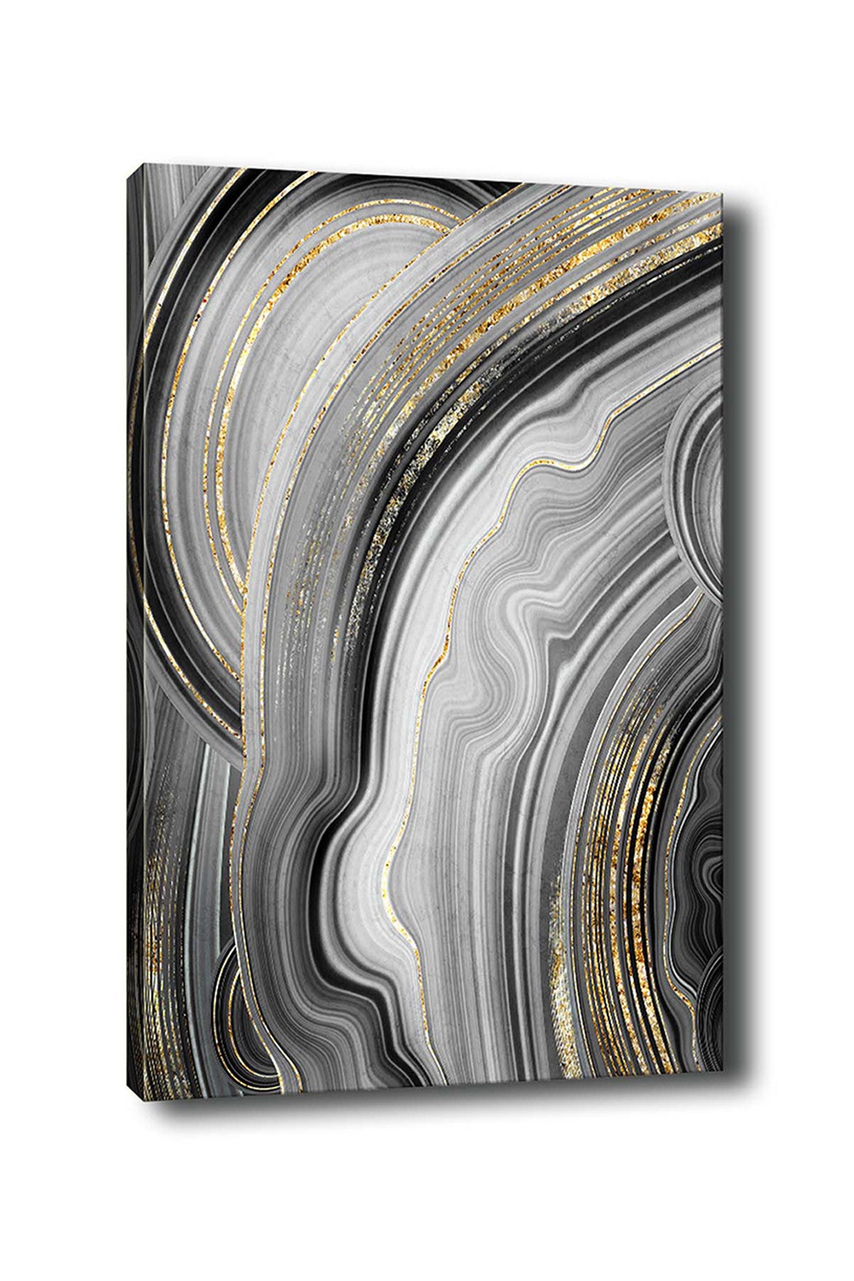 Impressionante pintura decorativa em tela, 70 x 100 cm | 100% tela, 100% moldura de madeira (3 cm de espessura) | Perfeito para amantes de decoração e arte