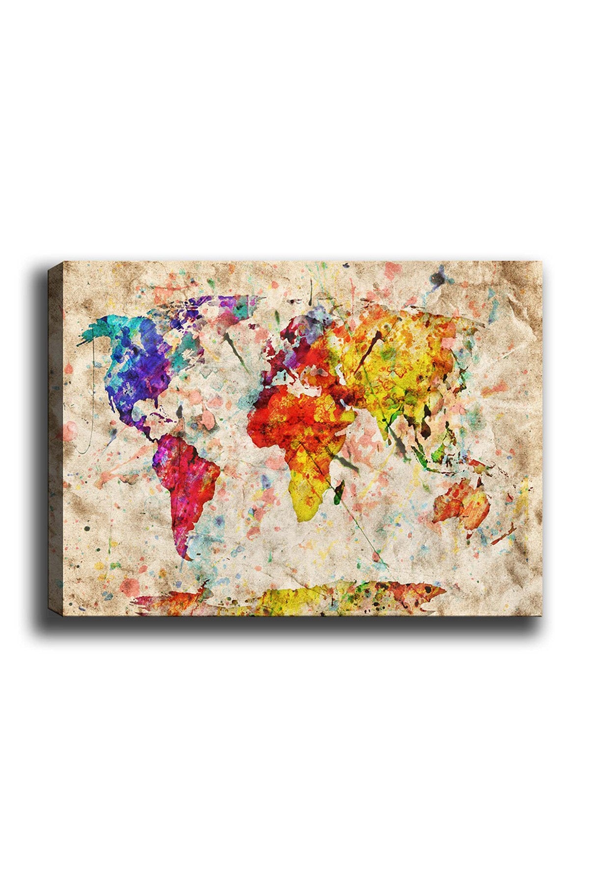 Impressionante pintura decorativa em tela, 70 x 100 cm | 100% tela, 100% moldura de madeira (3 cm de espessura) | Perfeito para amantes de decoração e arte