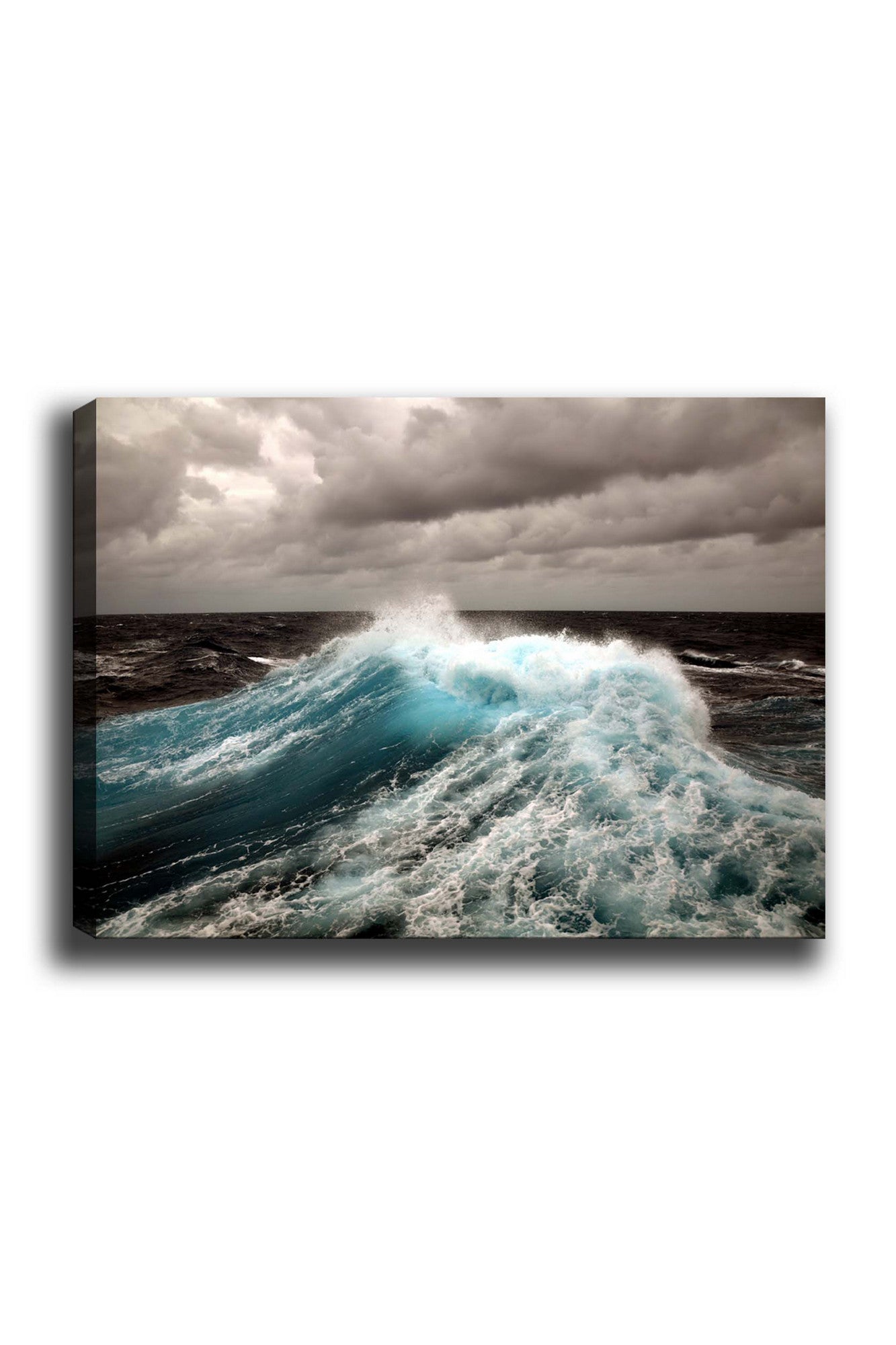 Impressionante pintura decorativa em tela, 70 x 100 cm | 100% tela, 100% moldura de madeira (3 cm de espessura) | Perfeito para amantes de decoração e arte