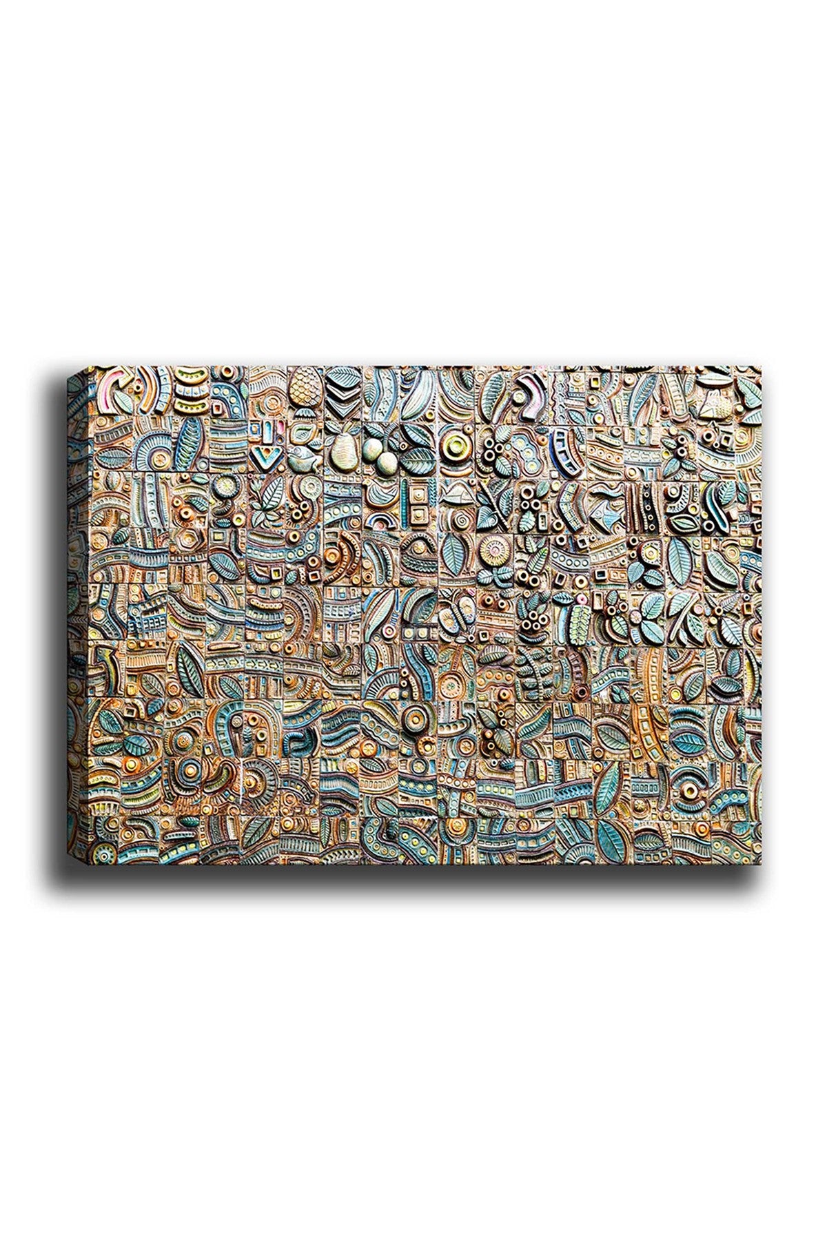Impressionante pintura decorativa em tela, 70 x 100 cm | 100% tela, 100% moldura de madeira (3 cm de espessura) | Perfeito para amantes de decoração e arte