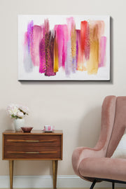 Impressionante pintura decorativa em tela, 70 x 100 cm | 100% tela, 100% moldura de madeira (3 cm de espessura) | Perfeito para amantes de decoração e arte