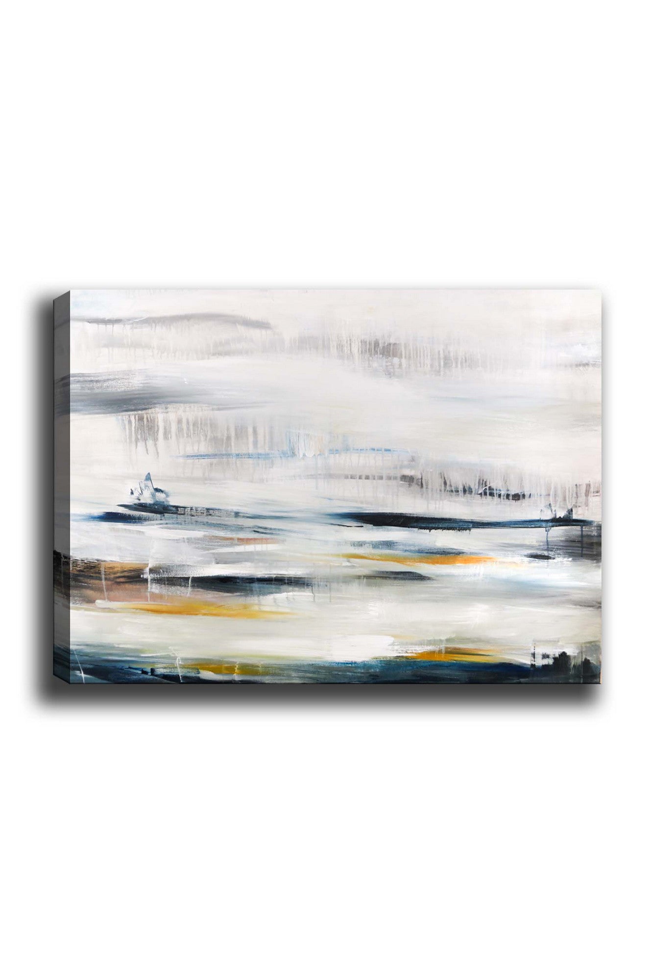 Impressionante pintura decorativa em tela, 70 x 100 cm | 100% tela, 100% moldura de madeira (3 cm de espessura) | Perfeito para amantes de decoração e arte