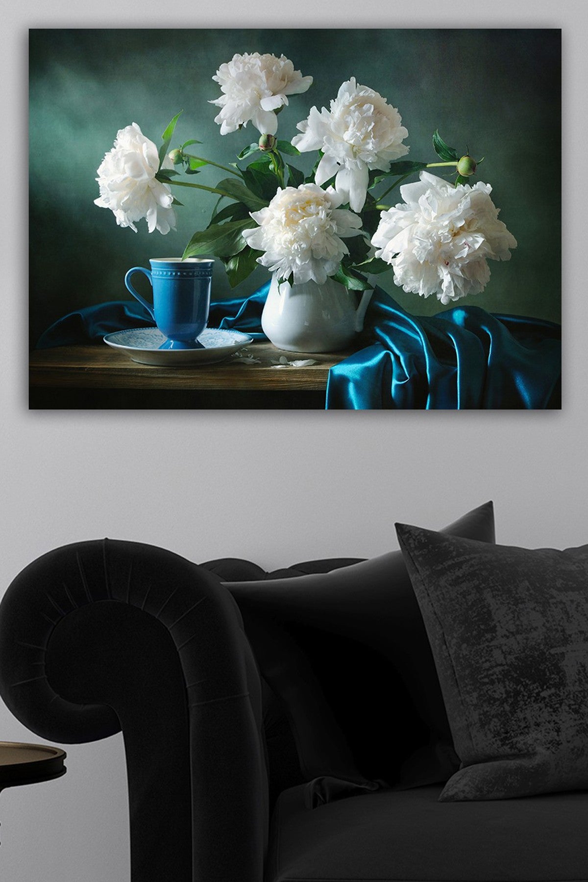 Impressionante pintura decorativa em tela, 50 x 70 cm | 100% tela, 100% moldura de madeira (3 cm de espessura) | Perfeita para amantes de decoração e arte