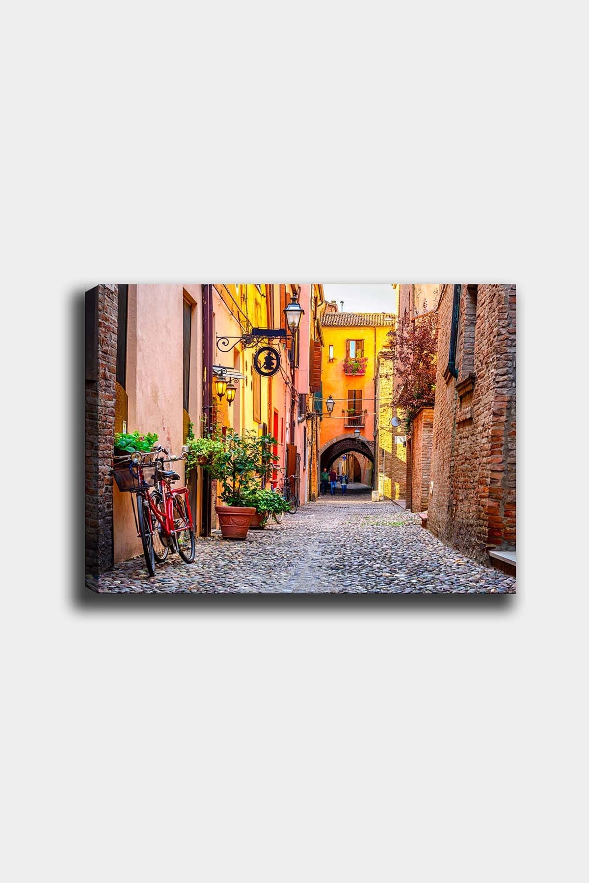 Impressionante pintura decorativa em tela, 50 x 70 cm | 100% tela, 100% moldura de madeira (3 cm de espessura) | Perfeita para amantes de decoração e arte