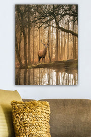 Impressionante pintura decorativa em tela, 50 x 70 cm | 100% tela, 100% moldura de madeira (3 cm de espessura) | Perfeita para amantes de decoração e arte