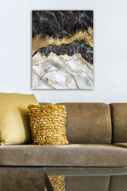 Impressionante pintura decorativa em tela, 50 x 70 cm | 100% tela, 100% moldura de madeira (3 cm de espessura) | Perfeita para amantes de decoração e arte