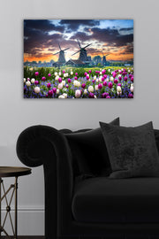 Impressionante pintura decorativa em tela, 50 x 70 cm | 100% tela, 100% moldura de madeira (3 cm de espessura) | Perfeita para amantes de decoração e arte