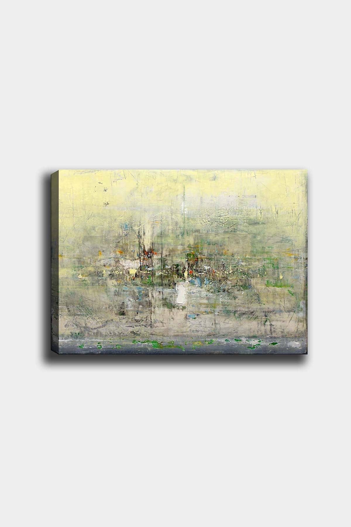 Impressionante pintura decorativa em tela, 50 x 70 cm | 100% tela, 100% moldura de madeira (3 cm de espessura) | Perfeita para amantes de decoração e arte