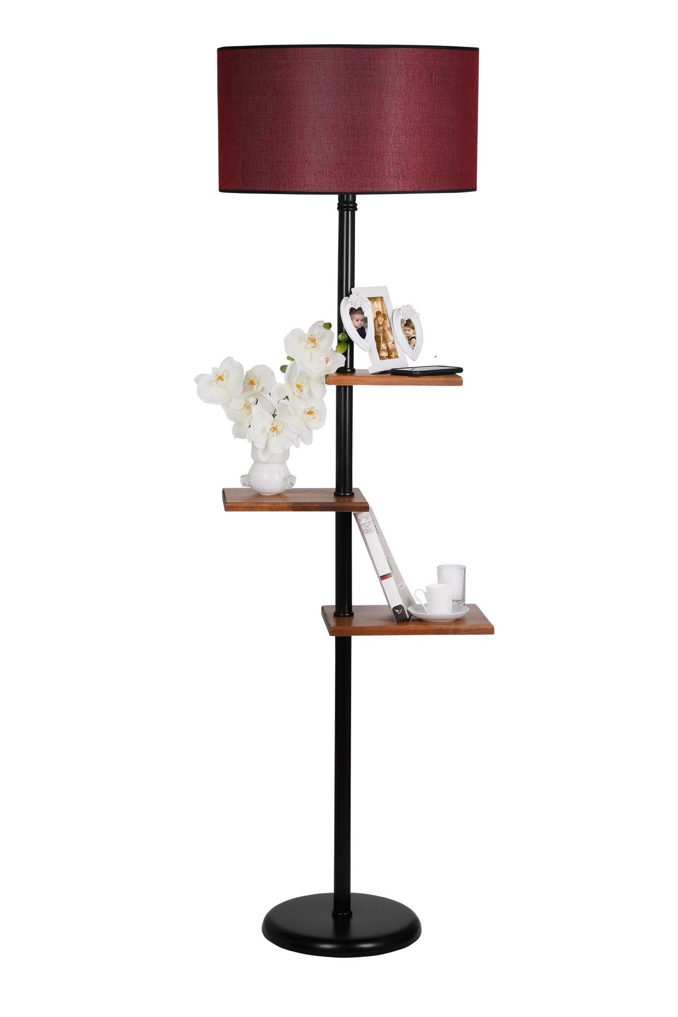 Candeeiro de Pé-Moda-Preto
Vermelho Claret