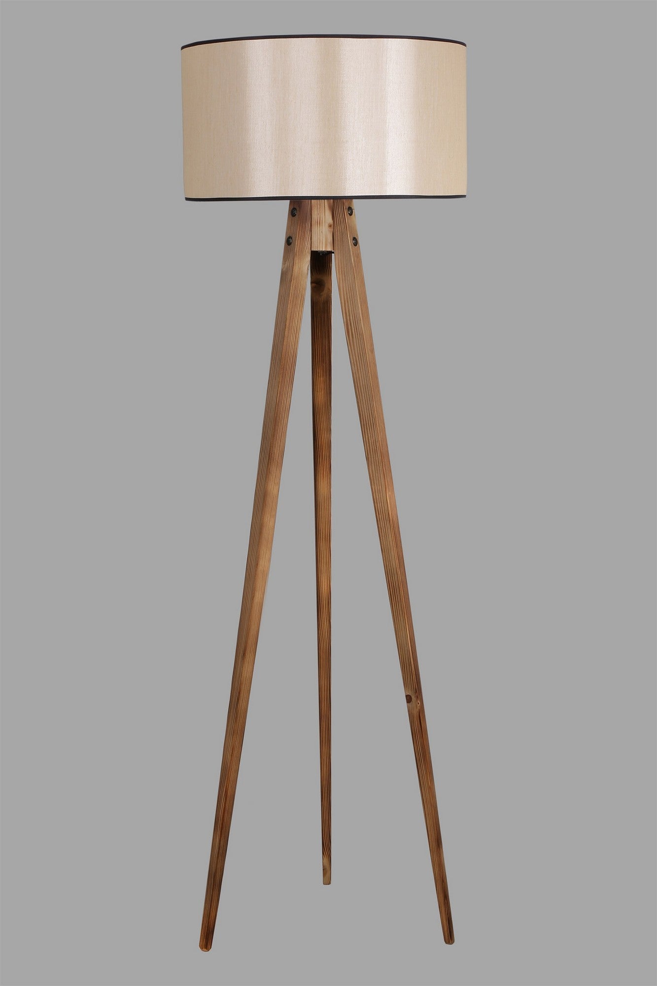 Candeeiro de Pé-Tripod-Marrom