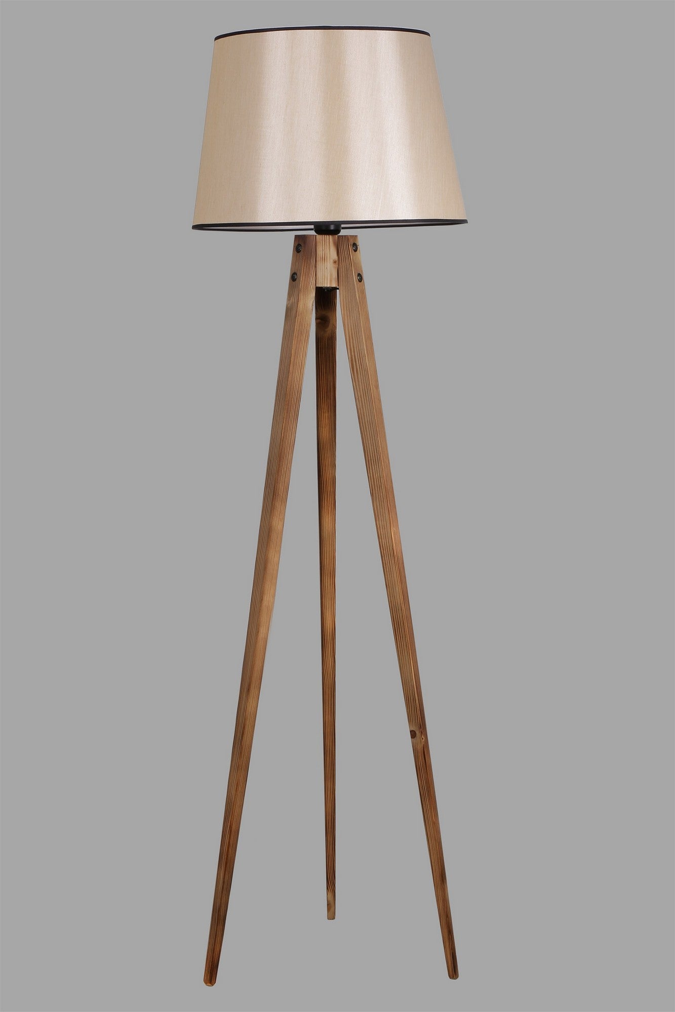 Candeeiro de Pé-Tripod-Marrom