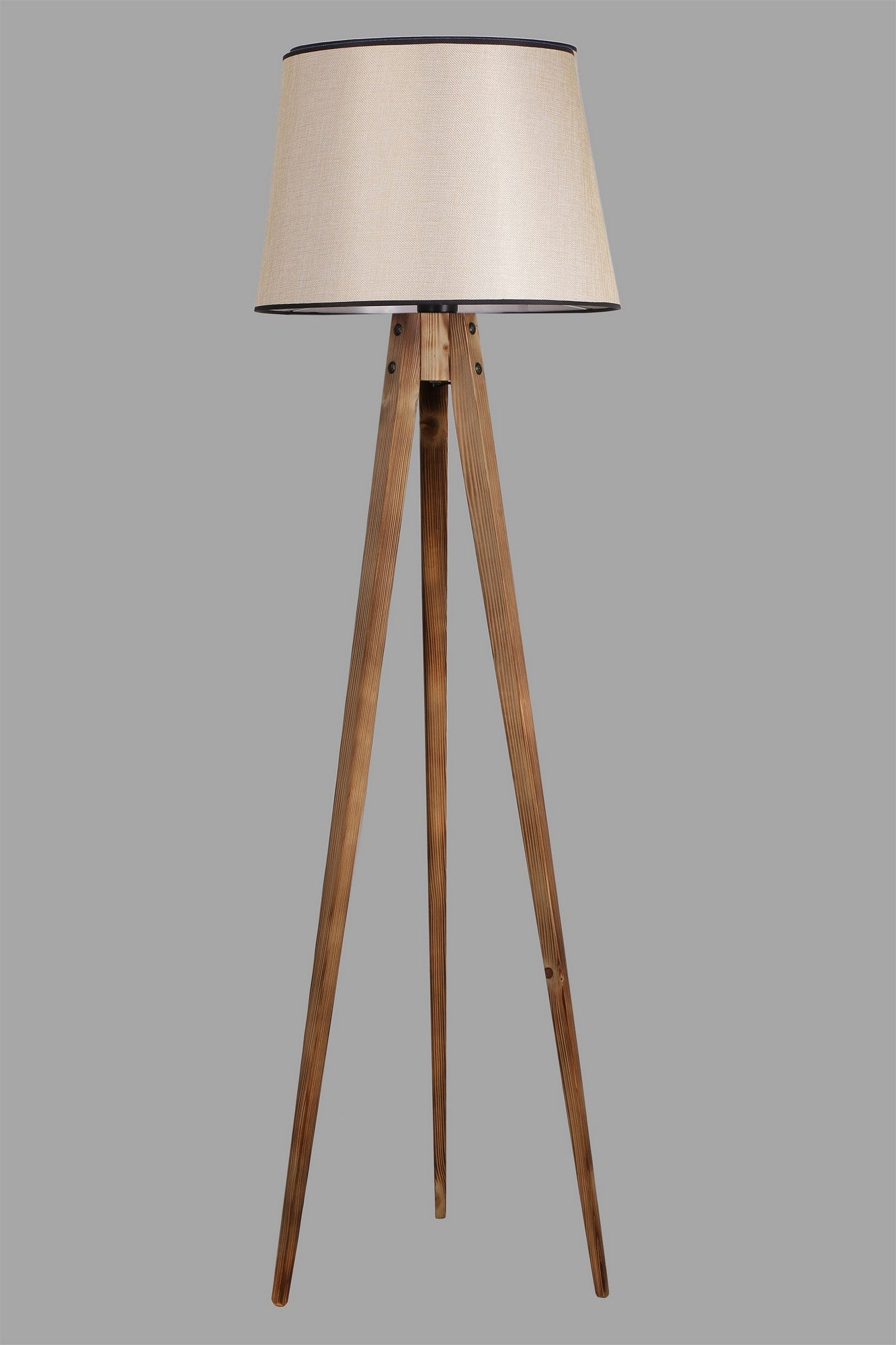Candeeiro de Pé-Tripod-Marrom