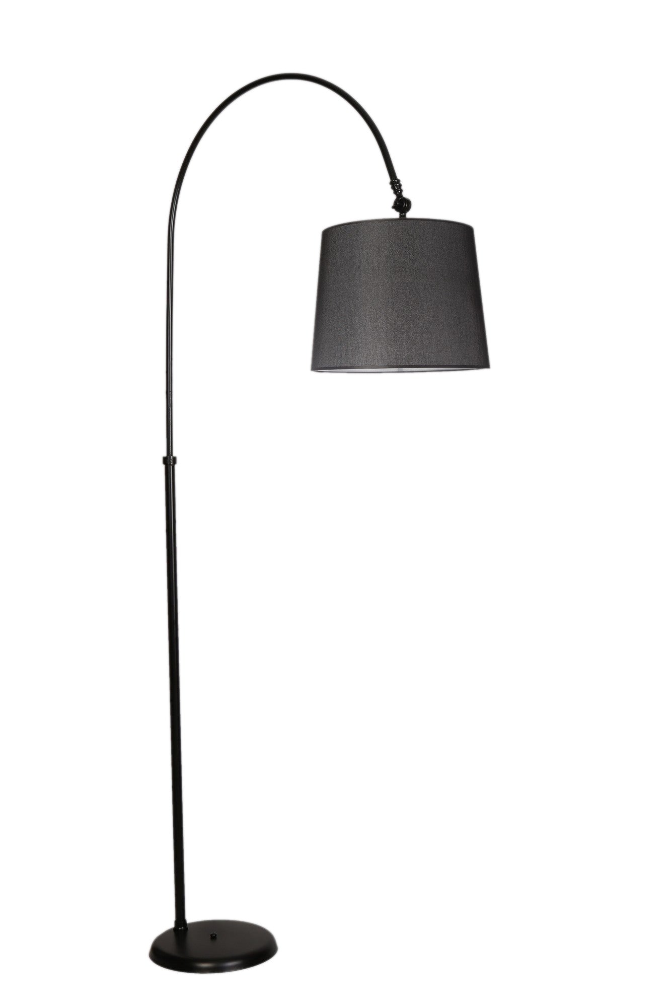 Candeeiro de Pé – 200 cm – Preto – Metal