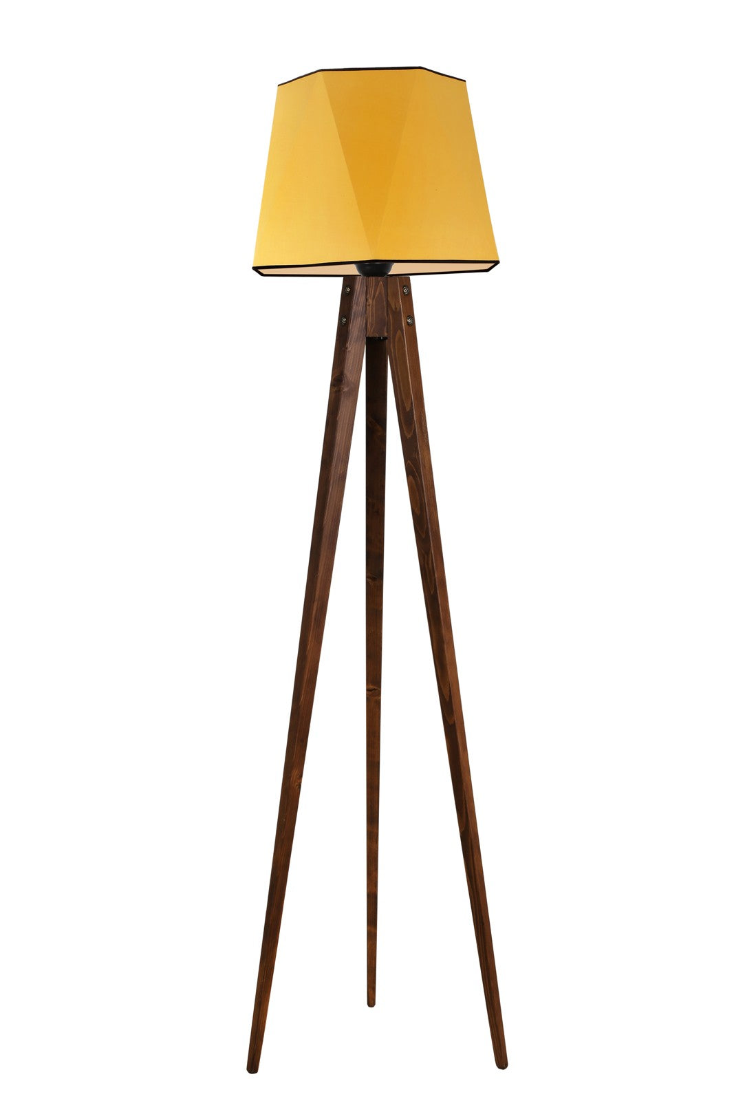 Candeeiro de Pé – 165 cm – Mostarda – Pinho