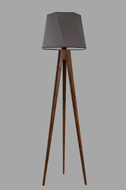 Candeeiro de Pé – 165 cm – Cinza Escuro – Madeira de Fir