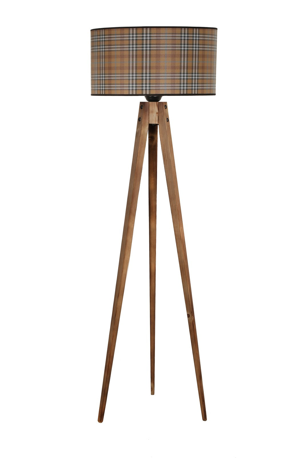 Candeeiro de Pé – 153 cm – Multicolorido – Madeira