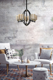 Candeeiro de Teto Vintage – 60 cm – 80 cm – Metal e Vidro