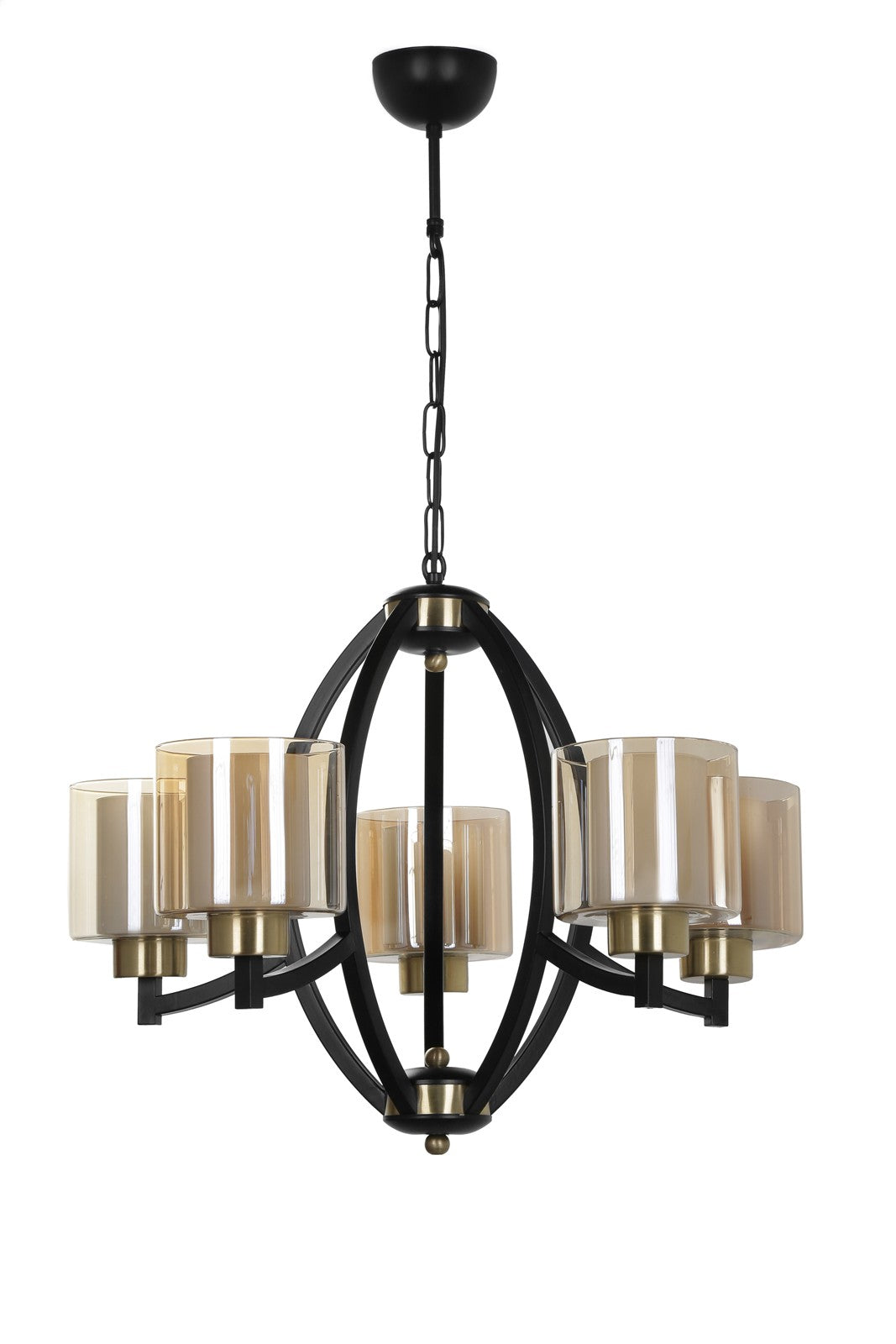 Candeeiro de Teto Vintage – 60 cm – 80 cm – Metal e Vidro