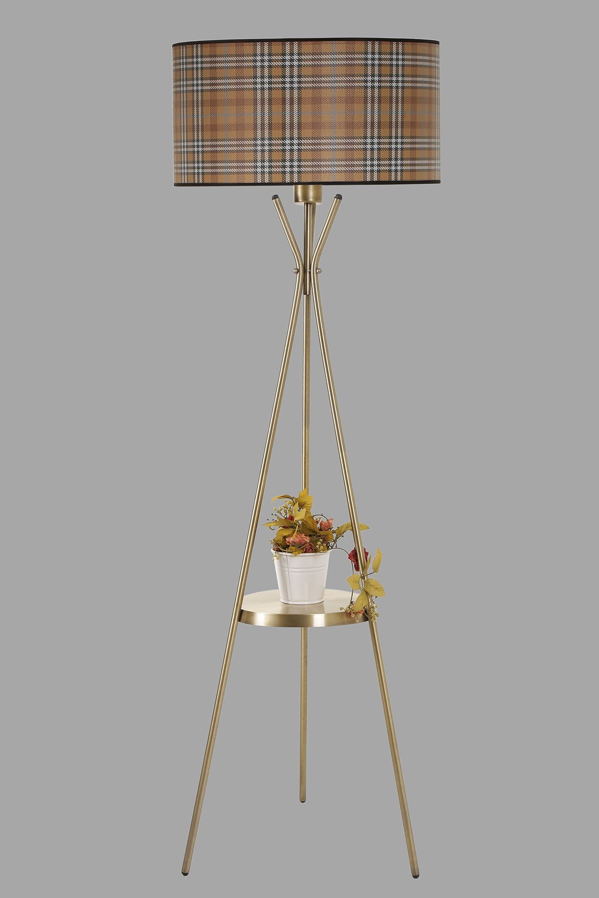 Candeeiro de Pé – 158 cm – Multicolorido – Metal