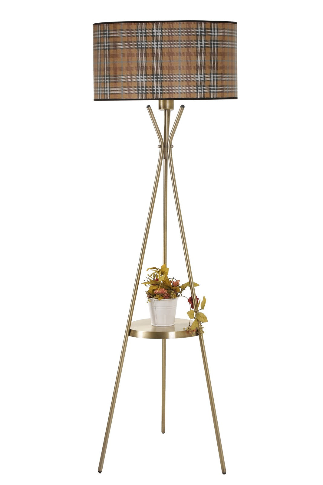 Candeeiro de Pé – 158 cm – Multicolorido – Metal