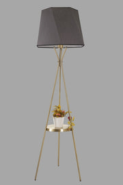 Candeeiro de Pé – 165 cm – Cinza – Metal