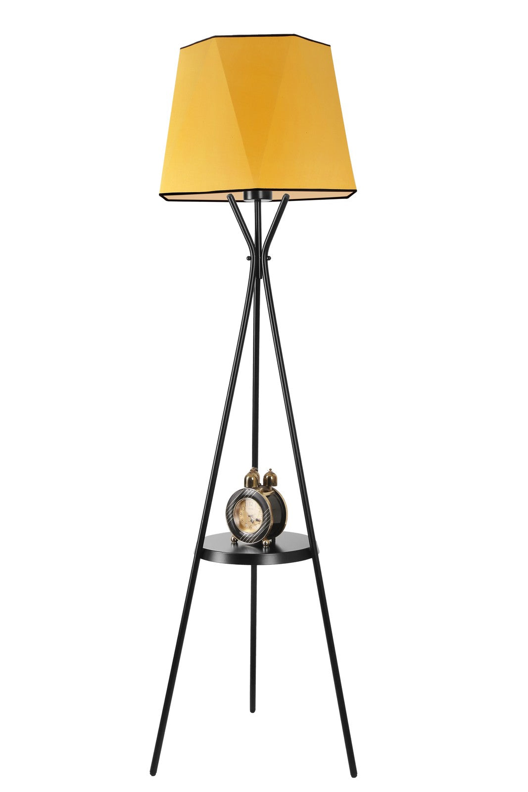 Candeeiro de Pé – 165 cm – Mostarda – Metal
