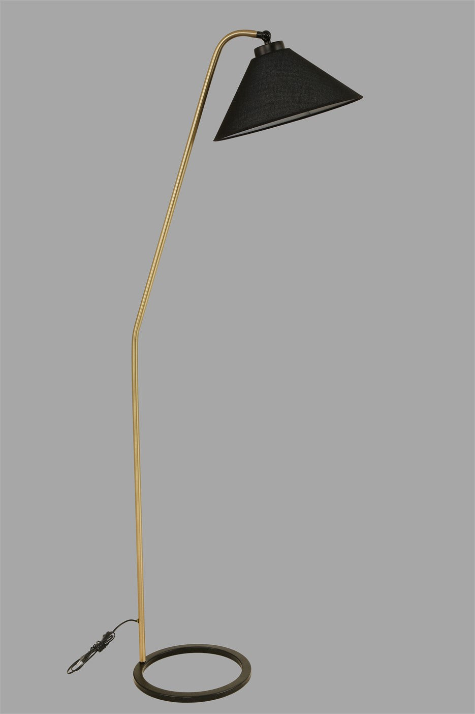 Candeeiro de Pé – 155 cm – Preto – Metal