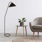 Candeeiro de Pé – 155 cm – Preto – Metal