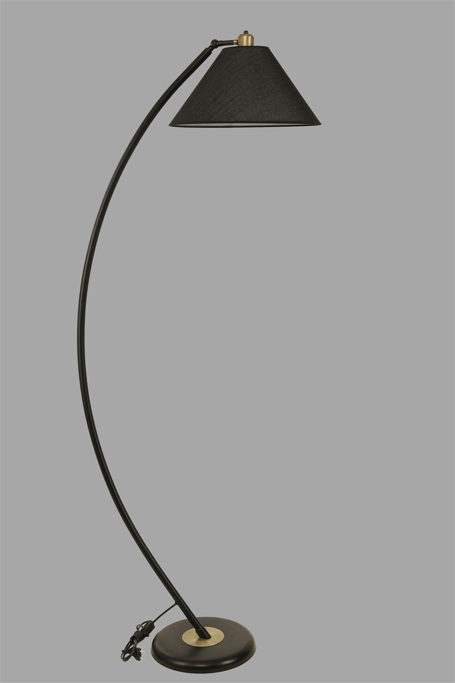 Candeeiro de Pé – 170 cm – Preto – Metal