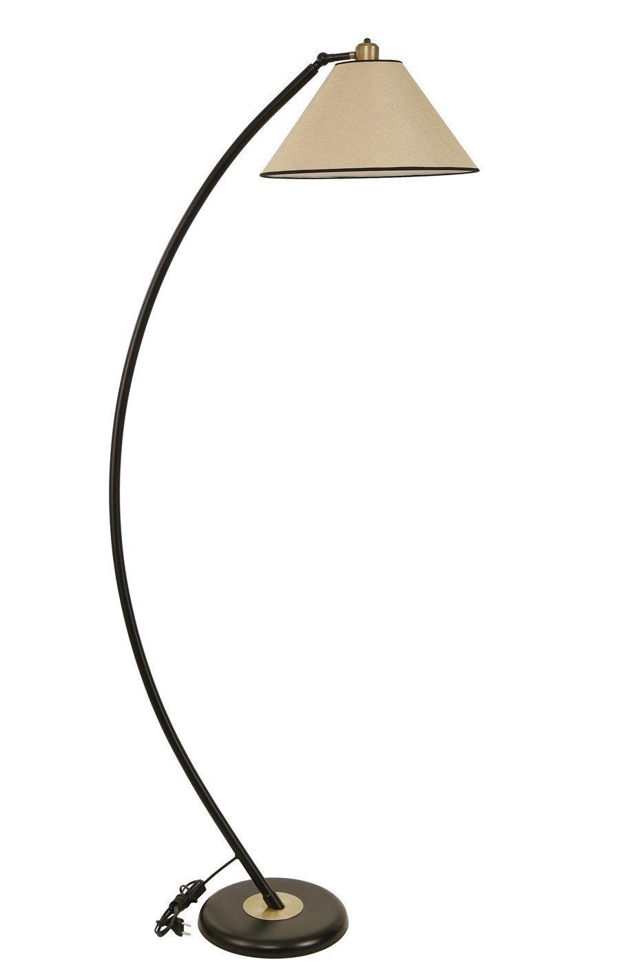 Candeeiro de Pé – 170 cm – Preto – Metal