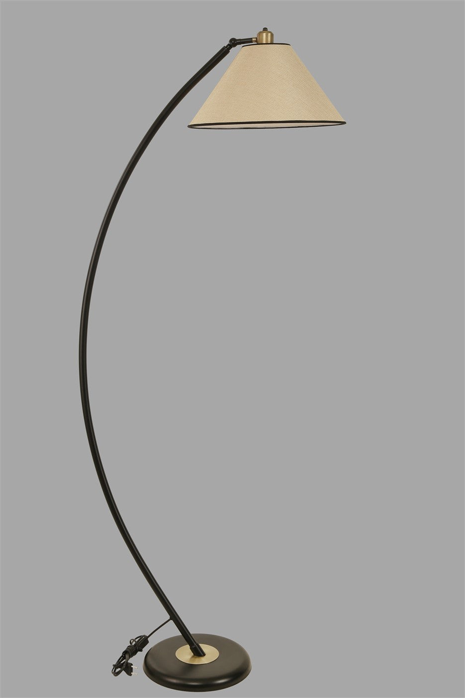Candeeiro de Pé – 170 cm – Preto – Metal