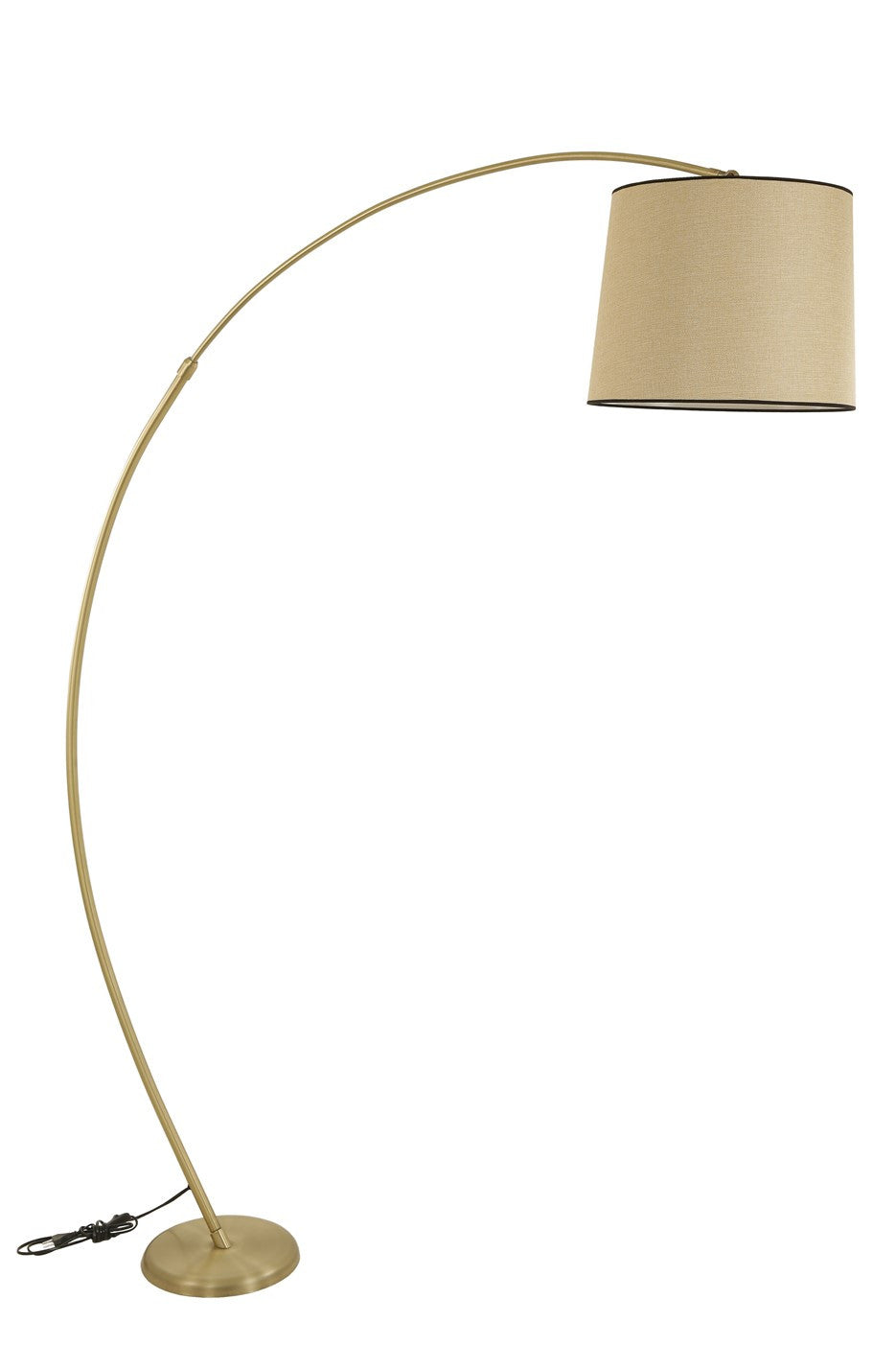 Candeeiro de Pé – 85cm a 185cm – Cor vime – Metal