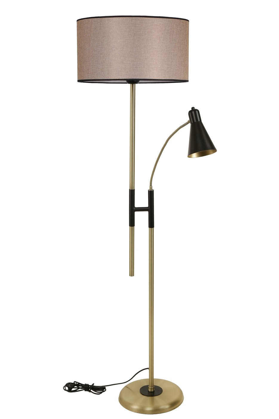 Candeeiro de Pé – 165 cm – Vime – Metal