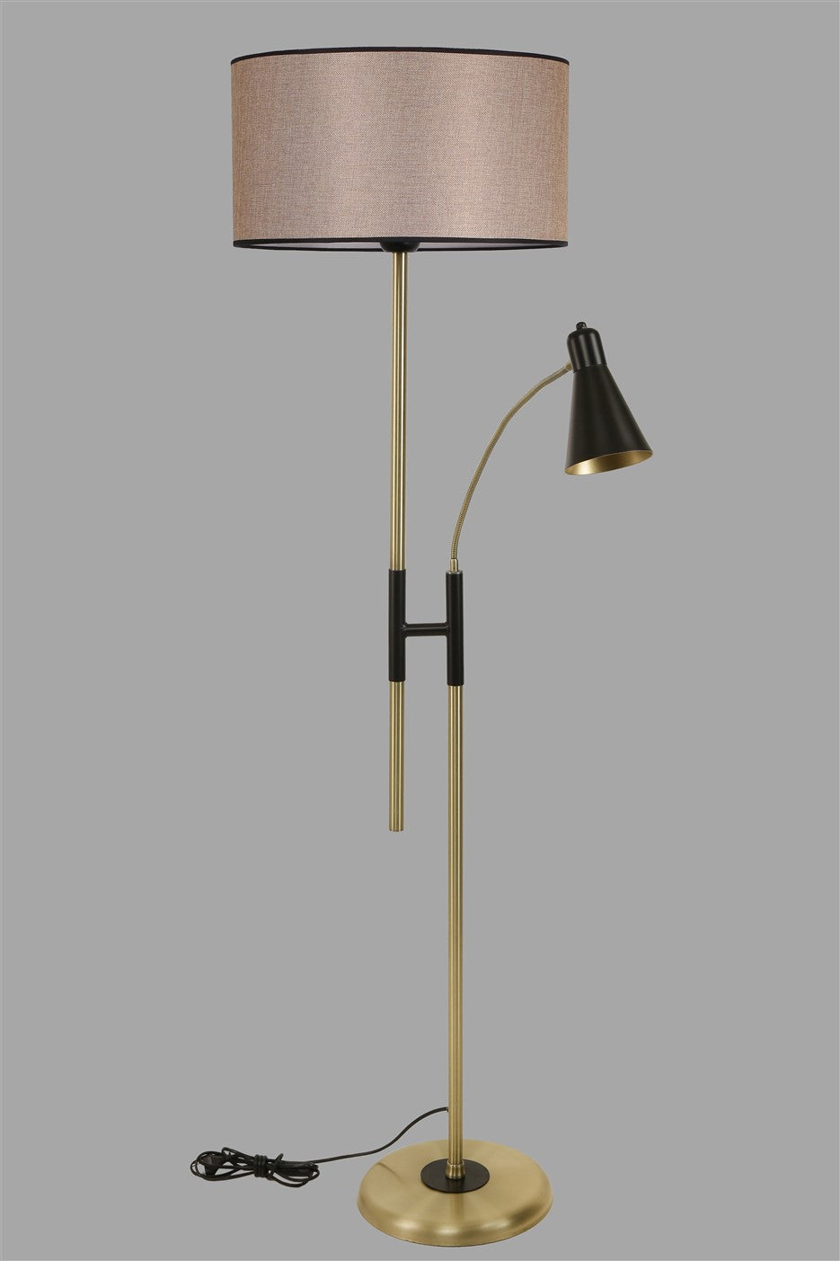 Candeeiro de Pé – 165 cm – Vime – Metal