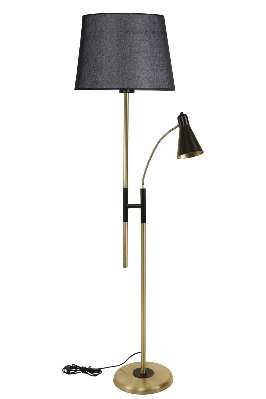 Candeeiro de Pé – 165 cm – Preto – Metálico