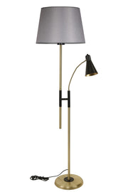 Candeeiro de Pé – 165 cm – Cinza – Metal