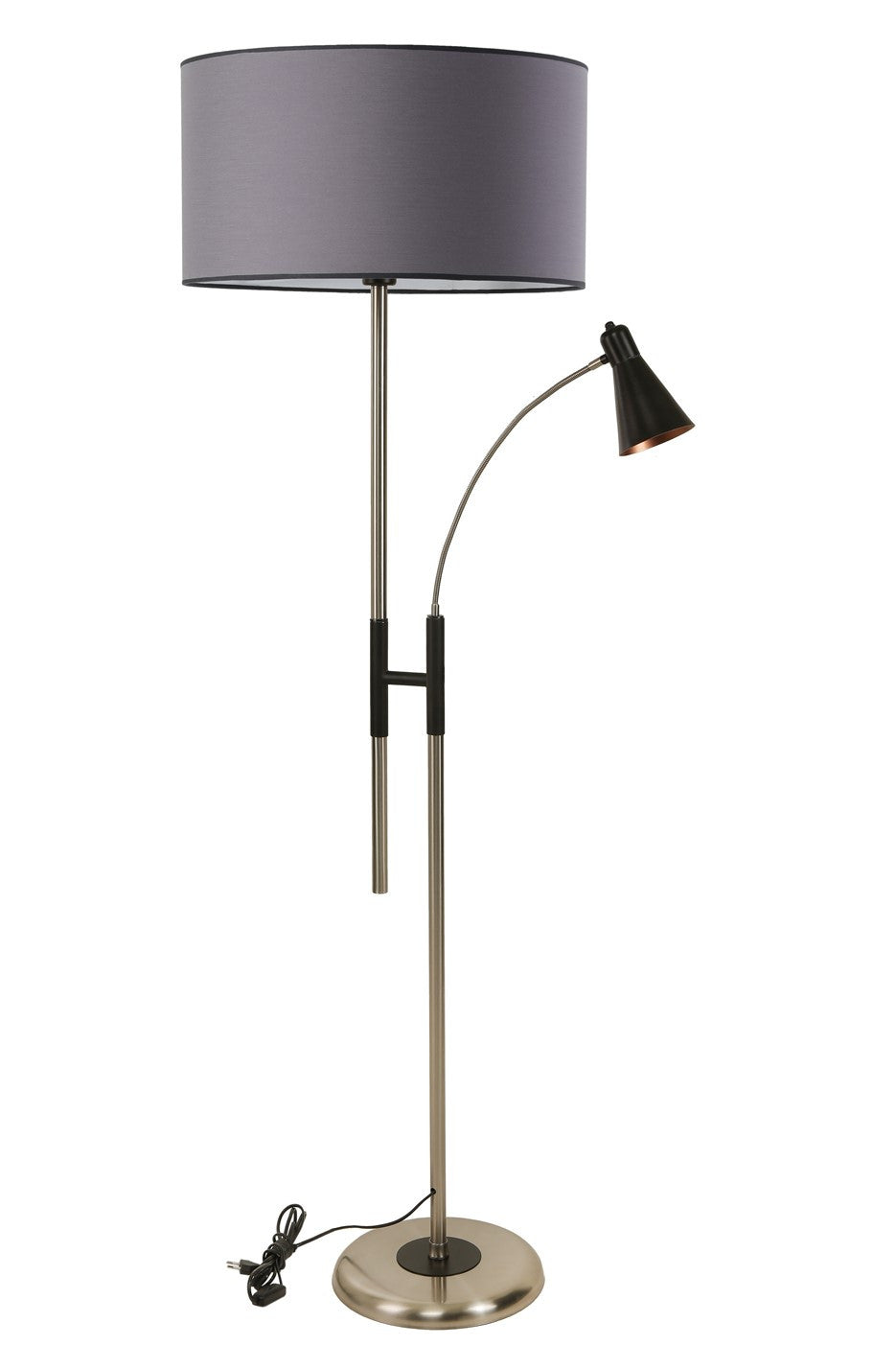 Candeeiro de Pé – 165 cm – Antracite – Metal