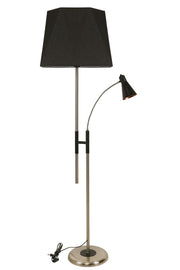 Candeeiro de Pé – 165 cm – Preto – Metal