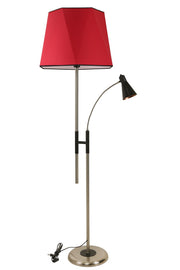 Candeeiro de Pé – 165 cm – Vermelho – Metal