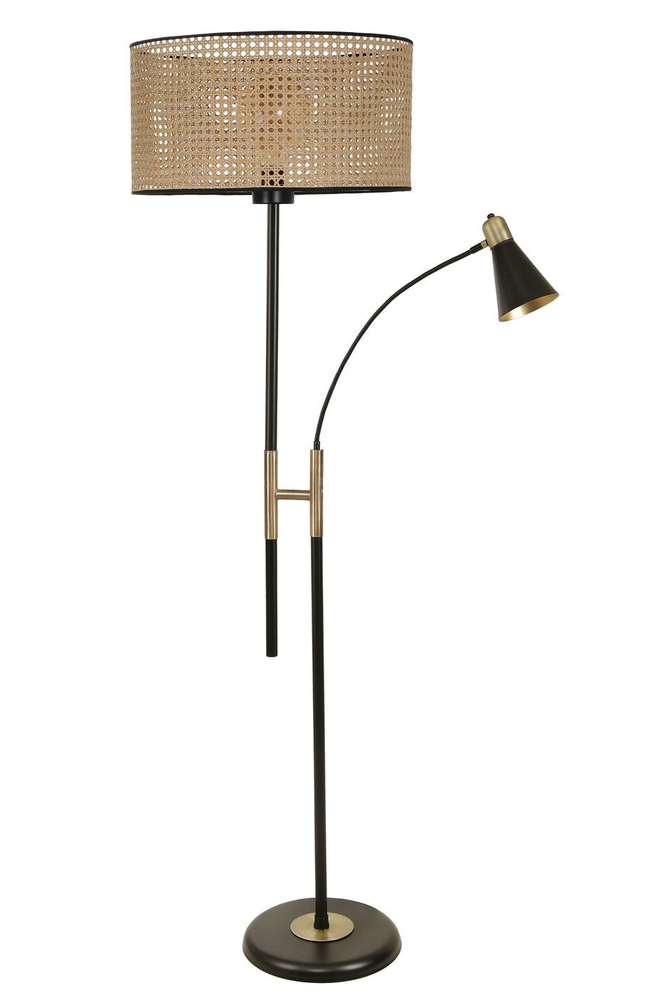 Candeeiro de Pé – 165 cm – Cor vime – Metal