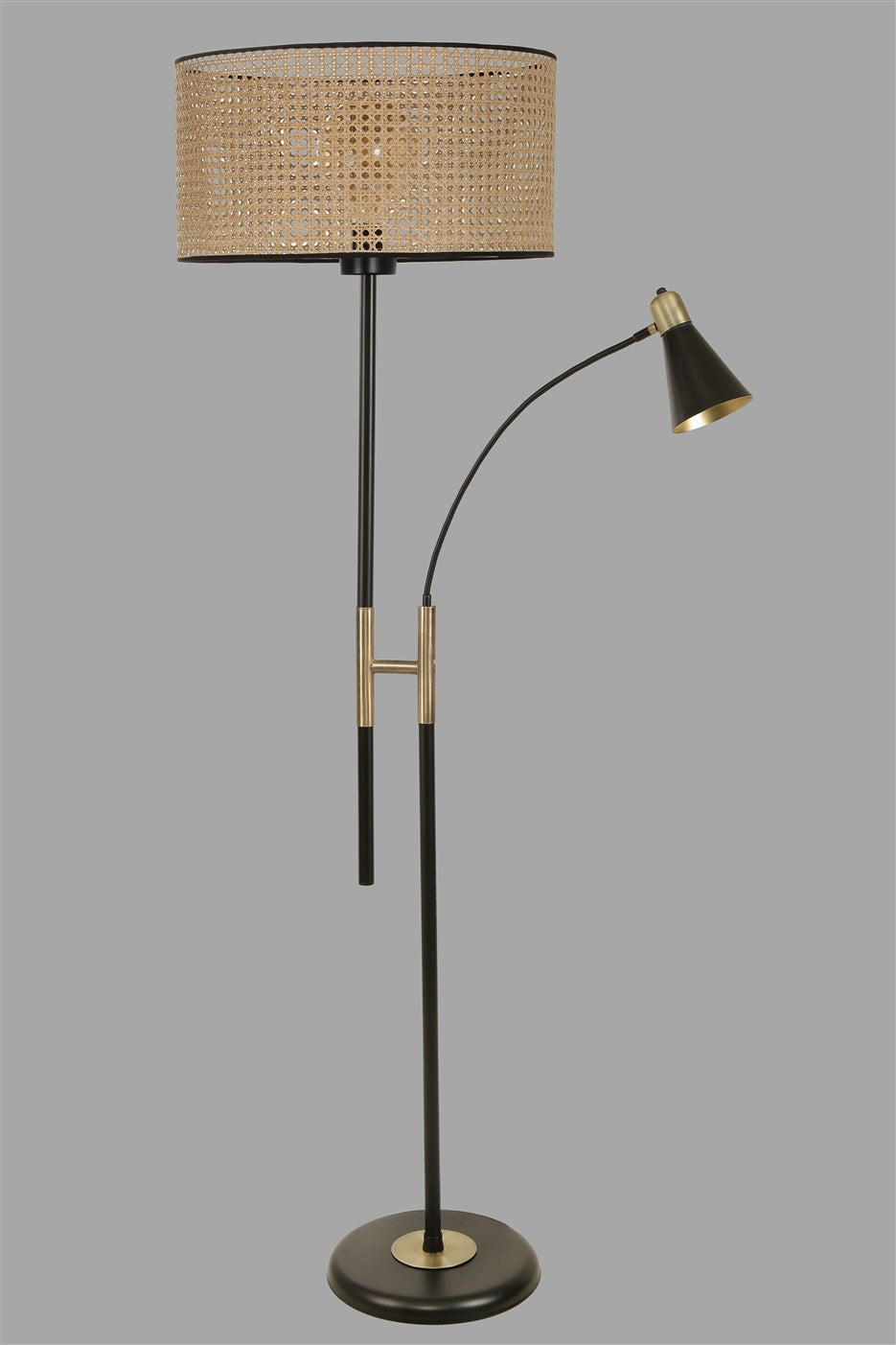 Candeeiro de Pé – 165 cm – Cor vime – Metal