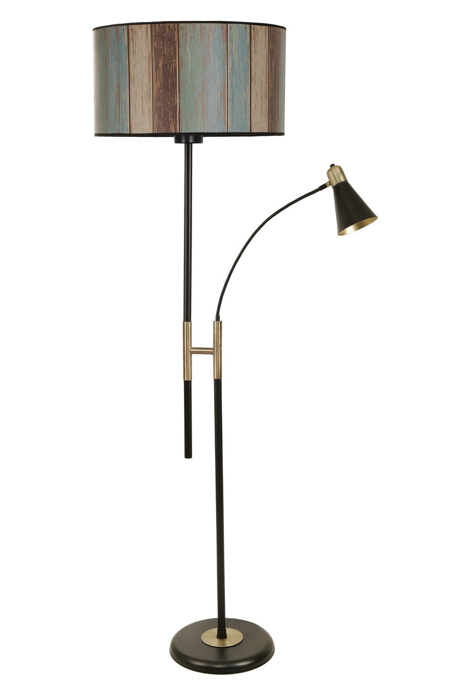 Candeeiro de Pé – 165 cm – Multicolorido – Metal