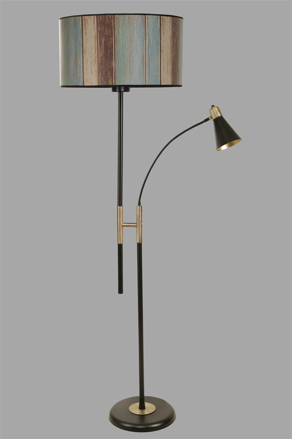 Candeeiro de Pé – 165 cm – Multicolorido – Metal