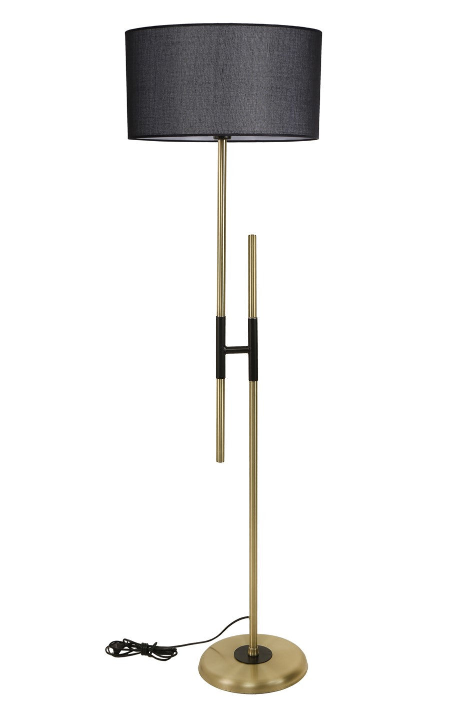 Candeeiro de Pé – 165 cm – Preto – Metálico